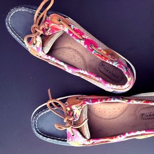 Sperry Angelfish Flamingo Boat Shoe  SZ 8.5